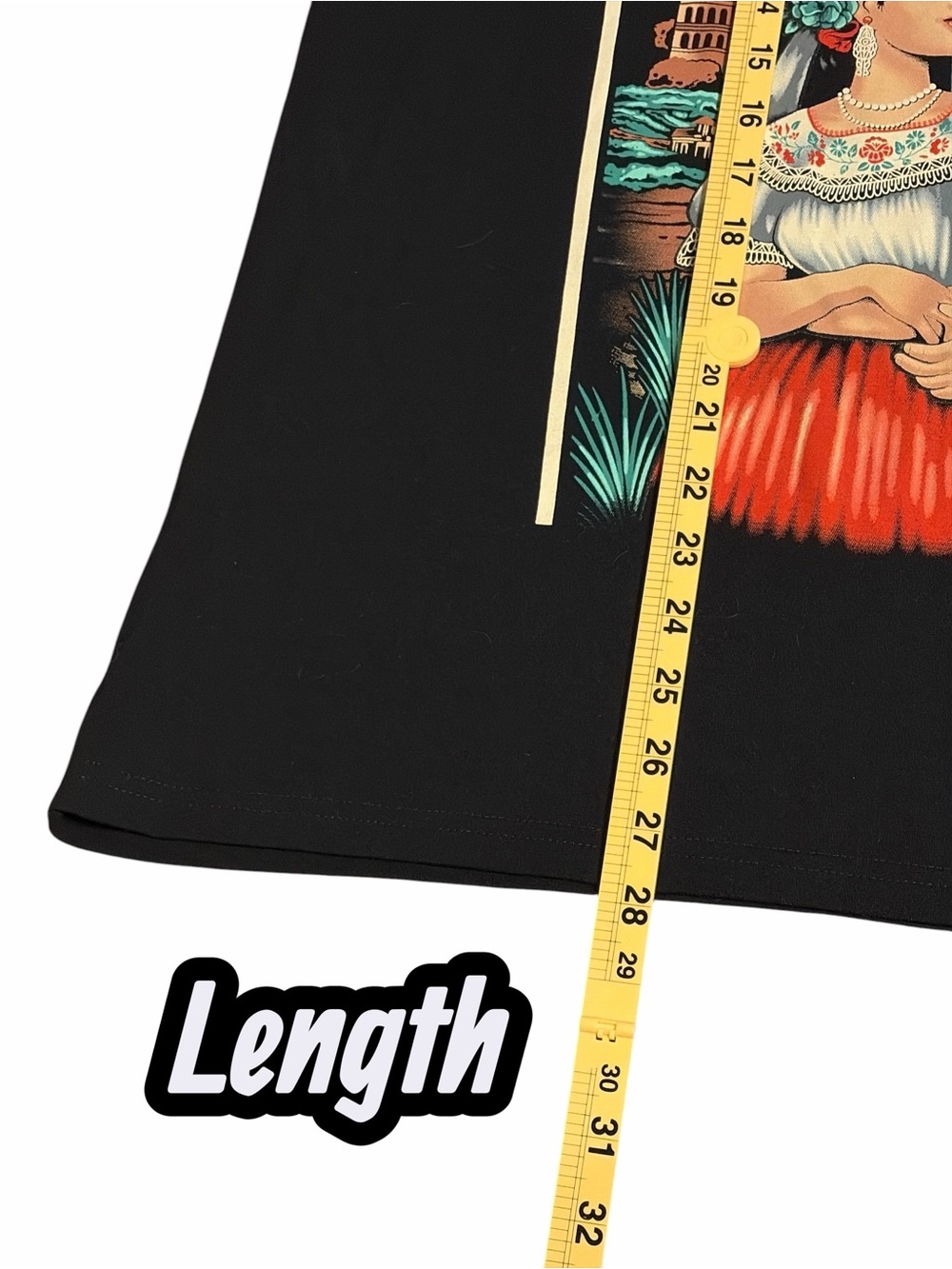 Black Mexico Graphic Tee with Traditional Couple Illustration - Picture 3 of 5